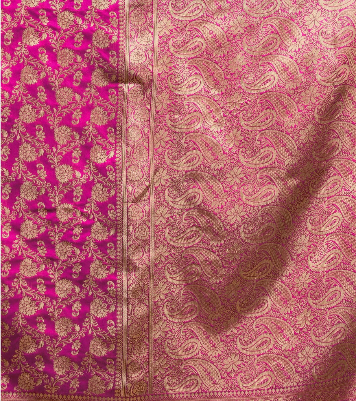 Deepika Singh Rani Pink Silk Woven Banarasi Saree