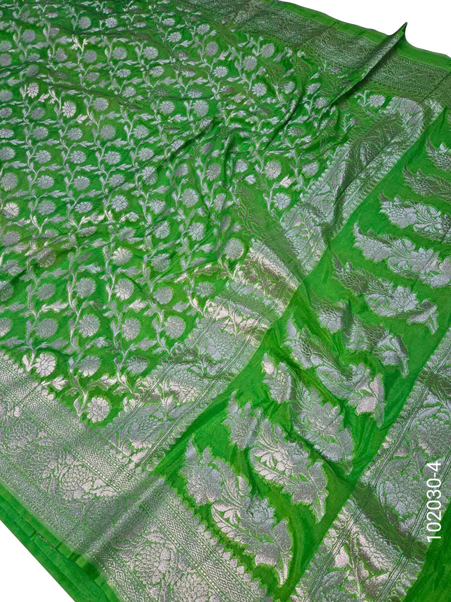 Katan Silk Zari Work Banarasi Saree